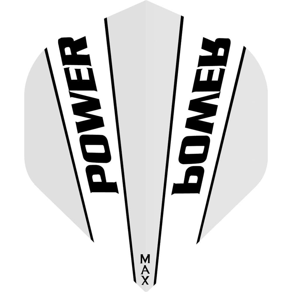 McCoy Power Max Dart Flights - 150 Micron - No2 - Std - Transparent Clear