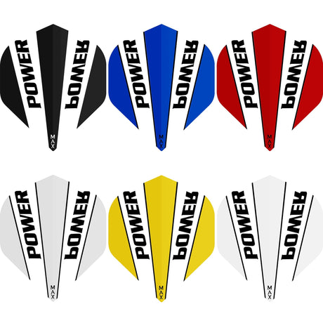 McCoy Power Max Dart Flights - 150 Micron - No2 - Std - Transparent