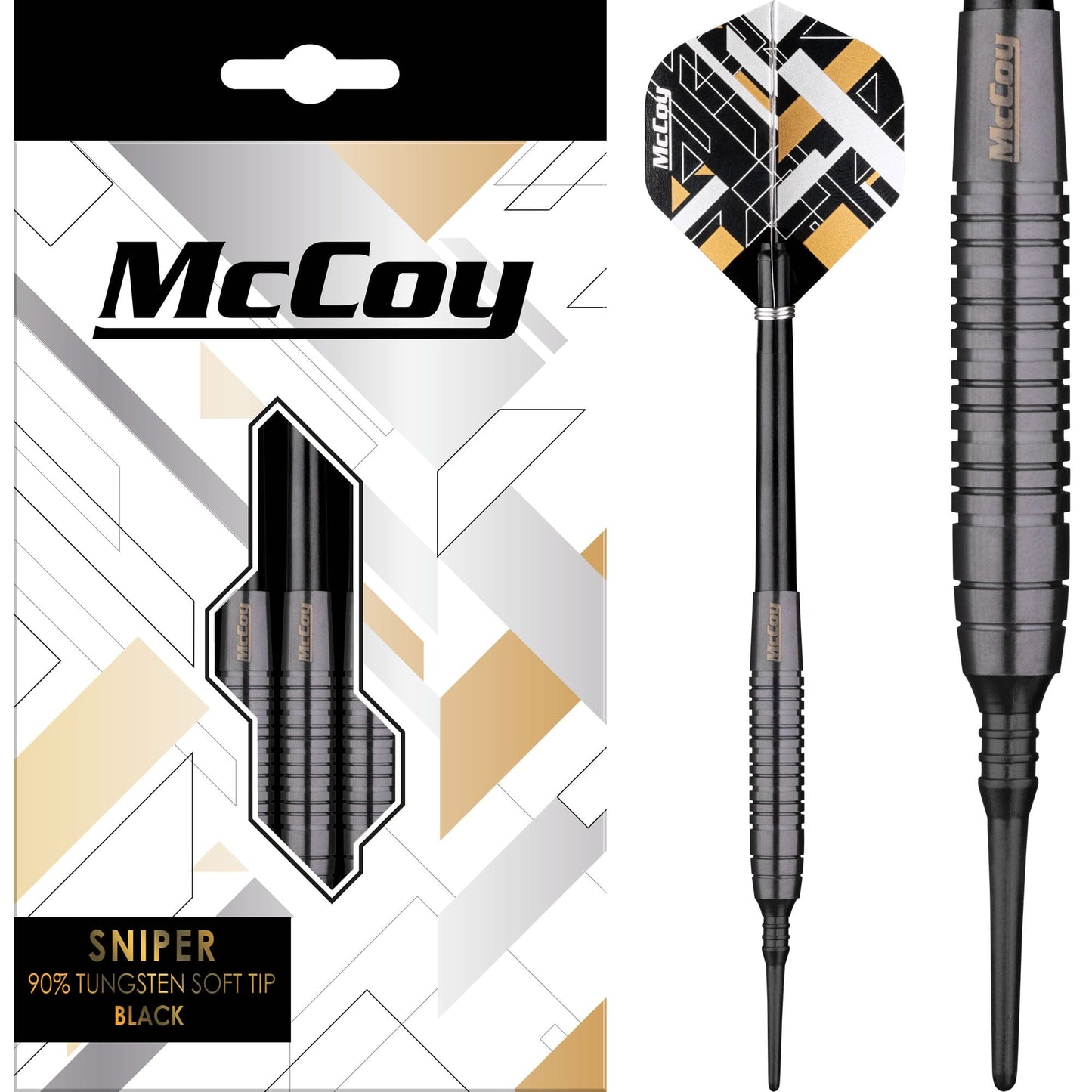 McCoy Sniper - 90% Soft Tip Tungsten - Black 18g