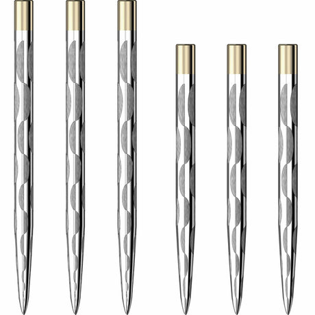 Mission Laser Plus - Steel Tip - Lasered Spare Points - Solid Arc - Silver