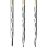 Mission Laser Plus - Steel Tip - Lasered Spare Points - Solid Arc - Silver 38mm