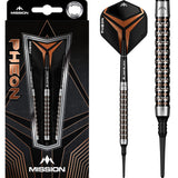 Mission Pheon Darts - Soft Tip - Electro - Black & Bronze 20g