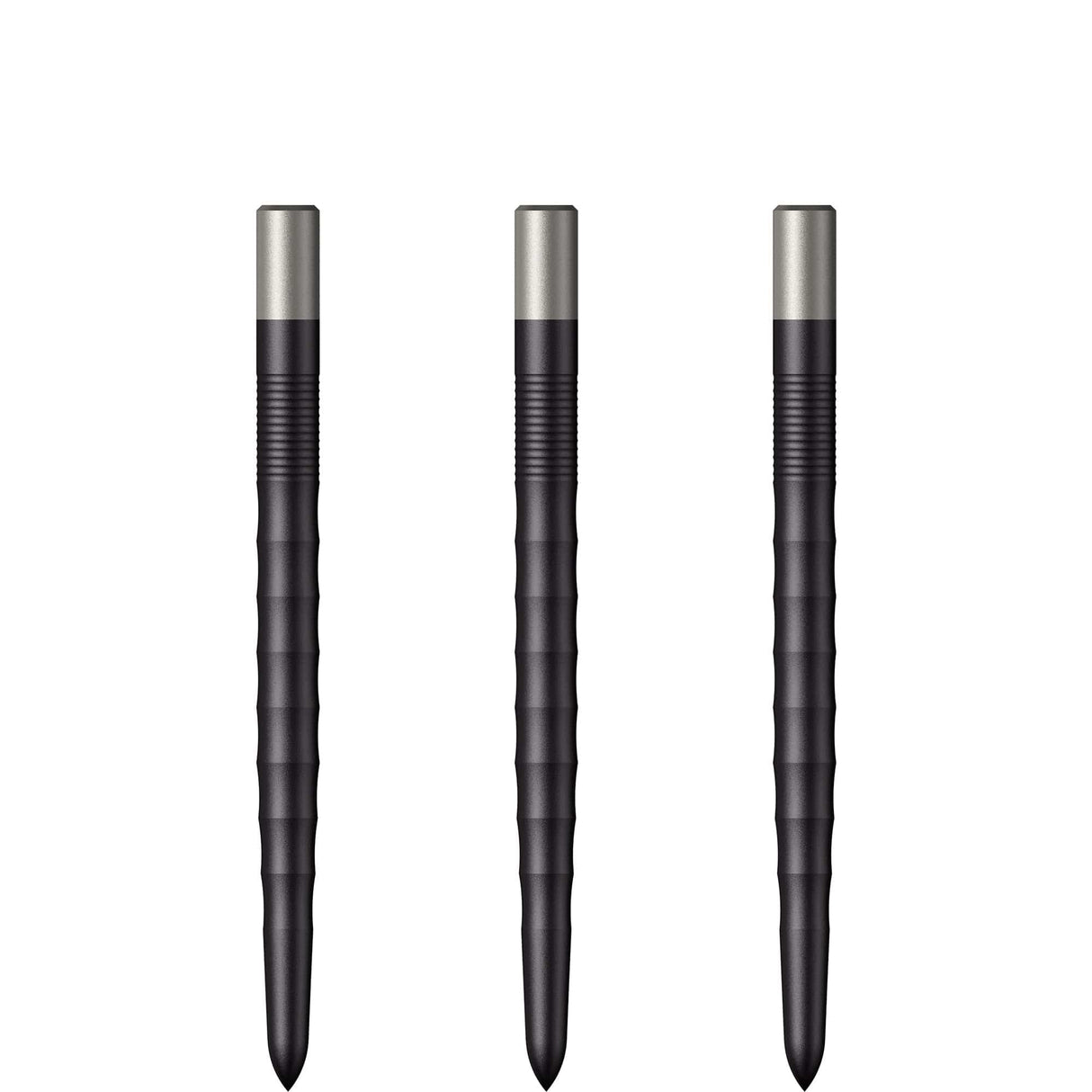 Mission Ripple Dart Points - Steel Tip Replacement Points - Black 32mm