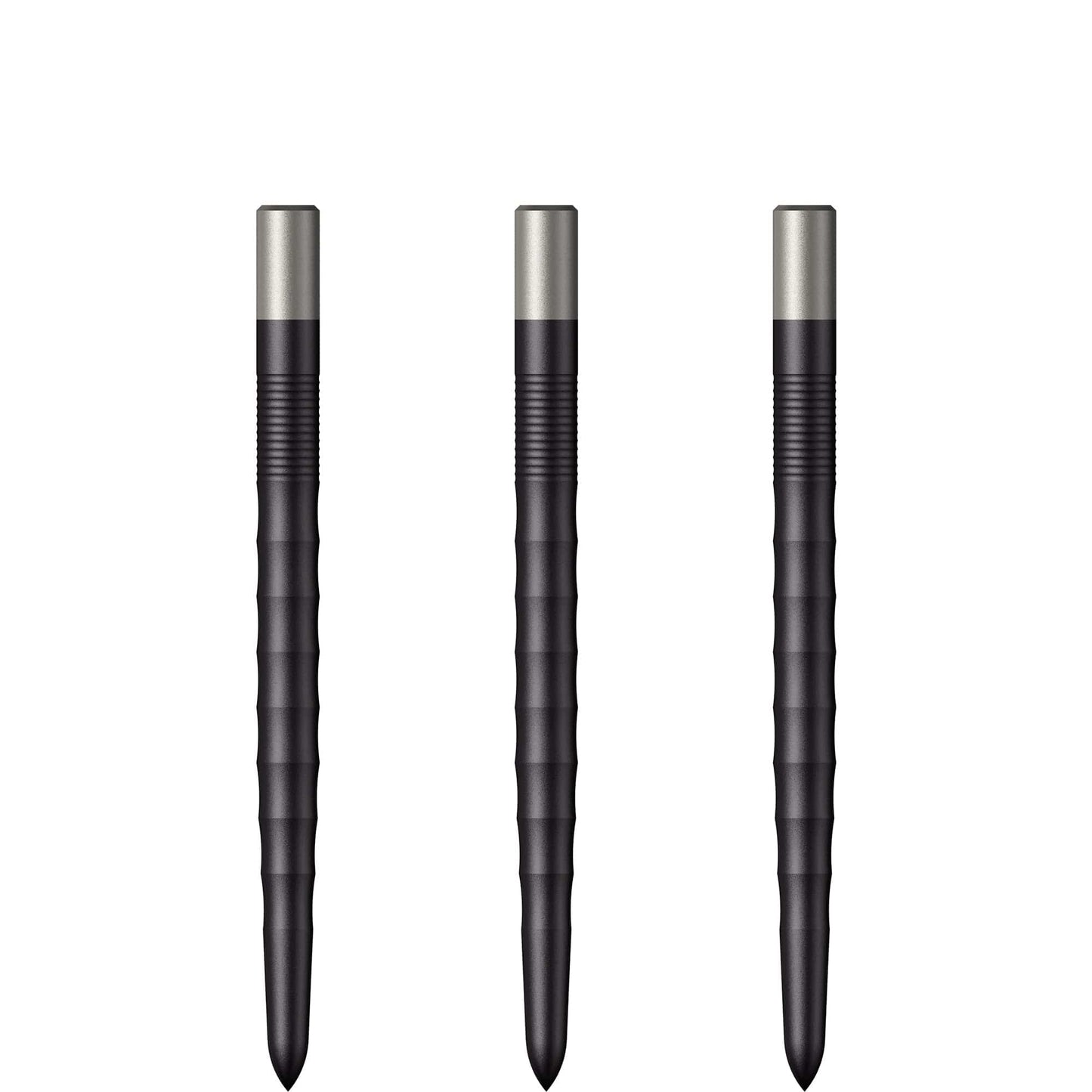 Mission Ripple Dart Points - Steel Tip Replacement Points - Black 32mm