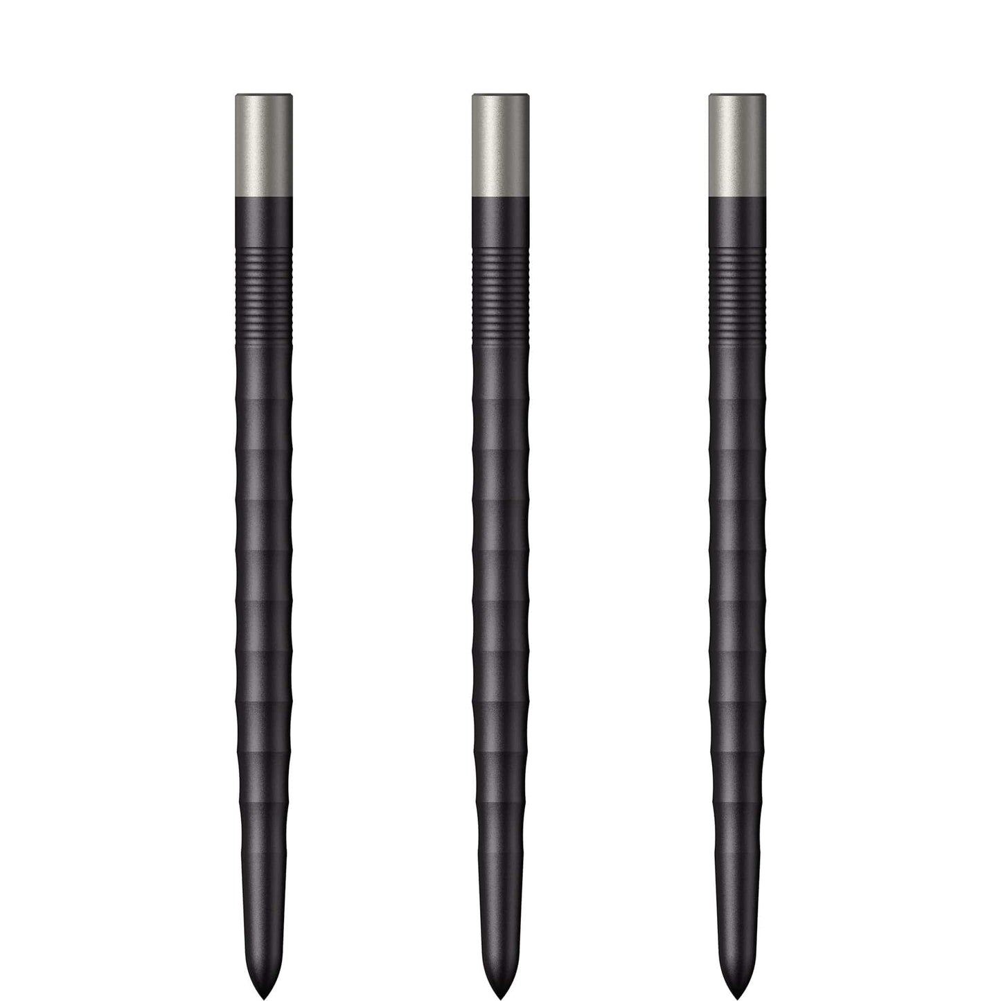 Mission Ripple Dart Points - Steel Tip Replacement Points - Black 36mm