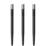 Mission Ripple Dart Points - Steel Tip Replacement Points - Black 36mm