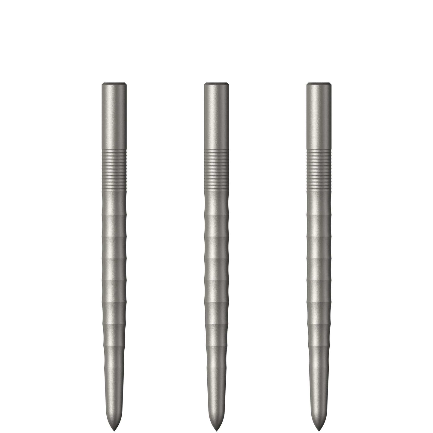 Mission Ripple Dart Points - Steel Tip Replacement Points - Silver 32mm