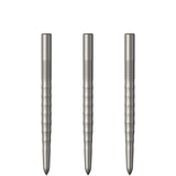 Mission Ripple Dart Points - Steel Tip Replacement Points - Silver 32mm