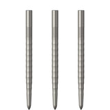 Mission Ripple Dart Points - Steel Tip Replacement Points - Silver 36mm