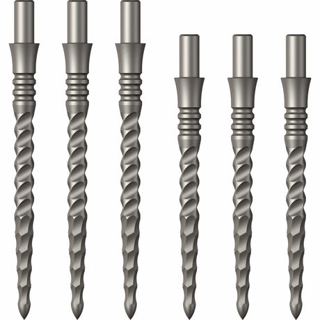 Mission Sniper Points - Steel Tip - Precision Spare Points - Lunar CS - Silver