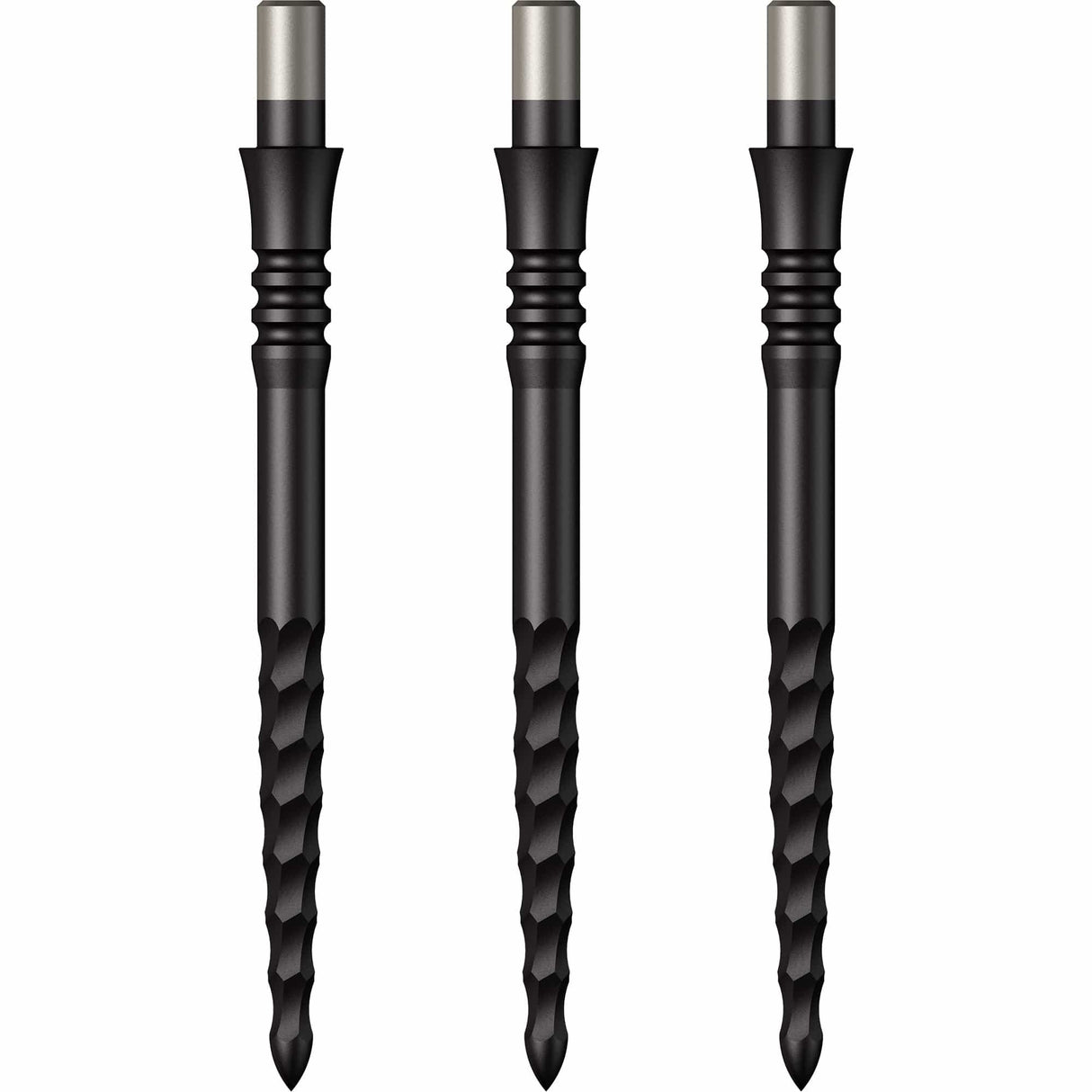 Mission Sniper Points - Steel Tip - Precision Spare Points - Lunar FS - Black 32mm
