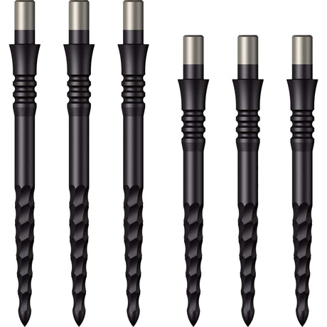 Mission Sniper Points - Steel Tip - Precision Spare Points - Lunar FS - Black