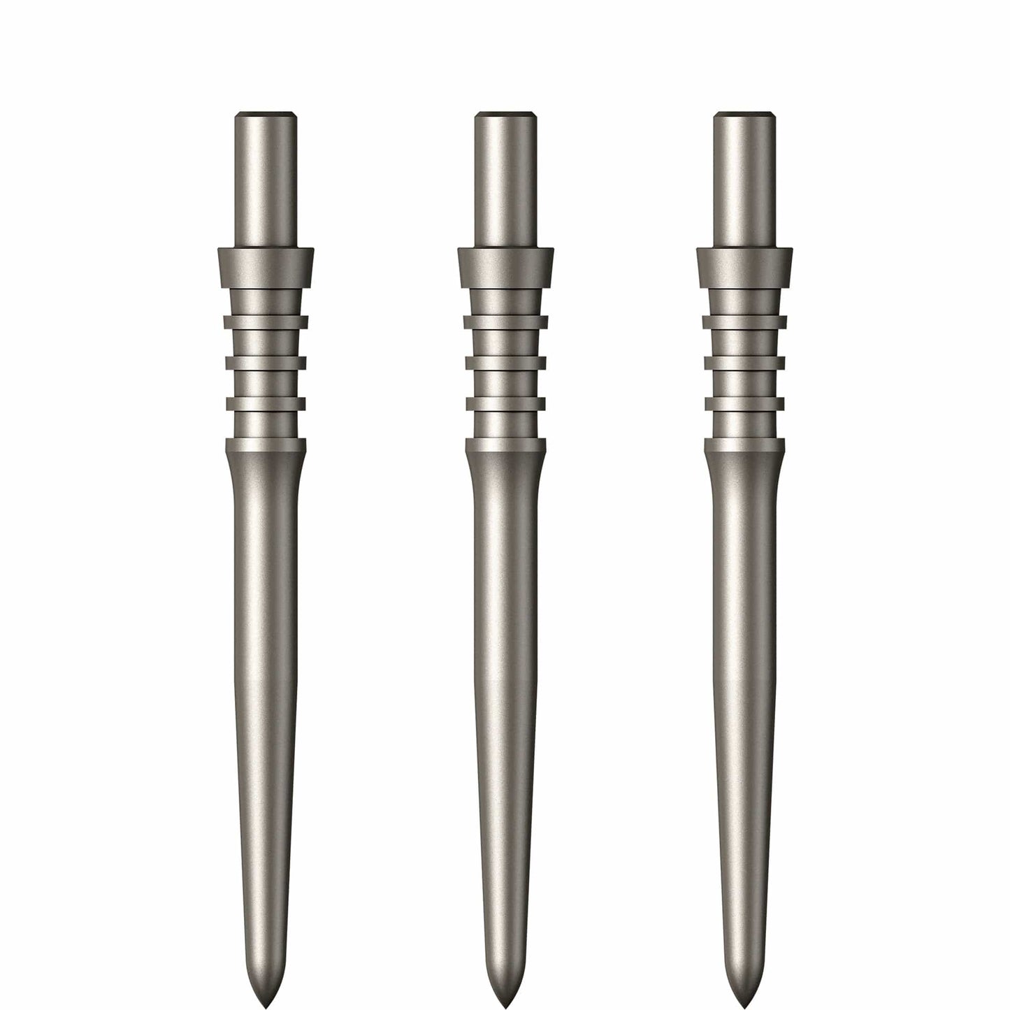 Mission Sniper Points - Steel Tip - Precision Spare Points - Titan Pro - Silver 28mm