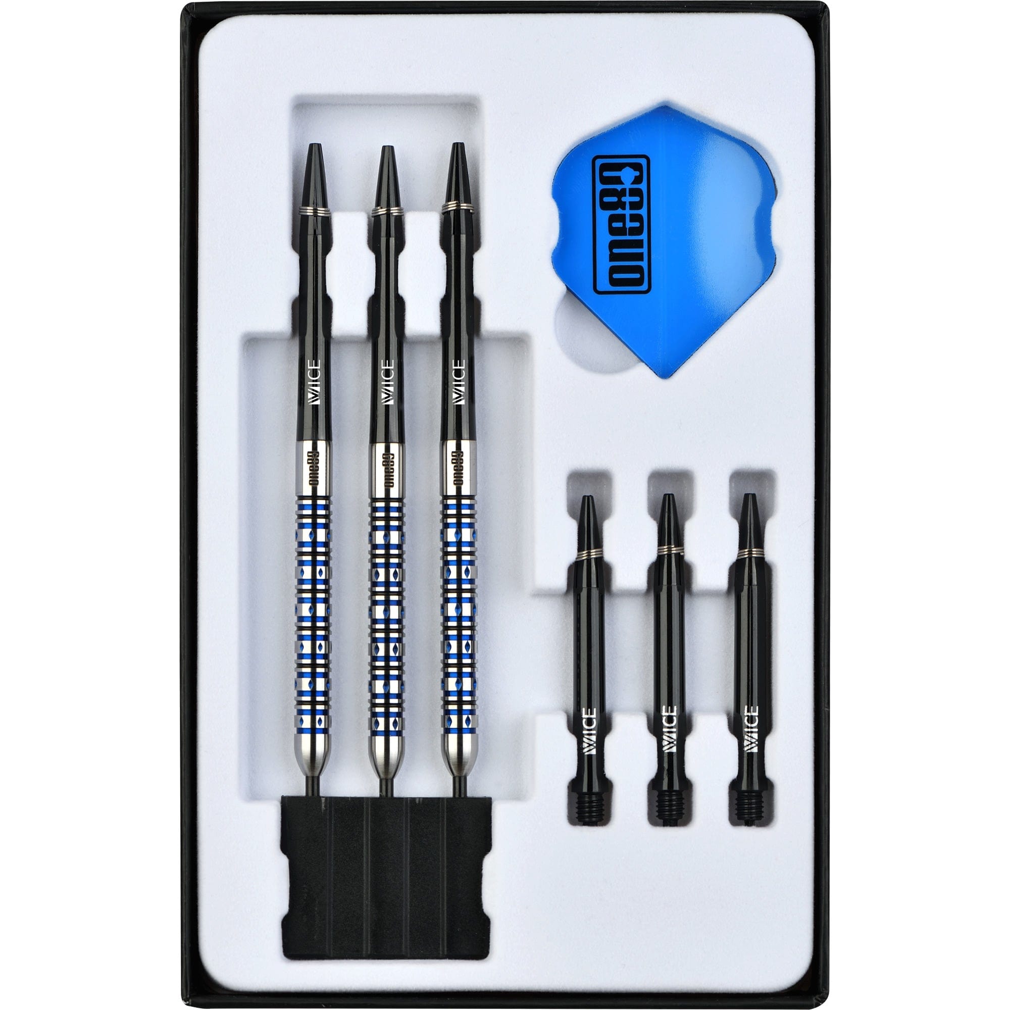 One80 Alexis Toylo Darts - Steel Tip - Cool Cat - Blue - 22g