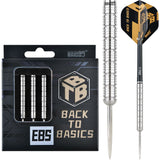 One80 Back To Basic Darts - Steel Tip - EBS - Natural - Ringed 22g