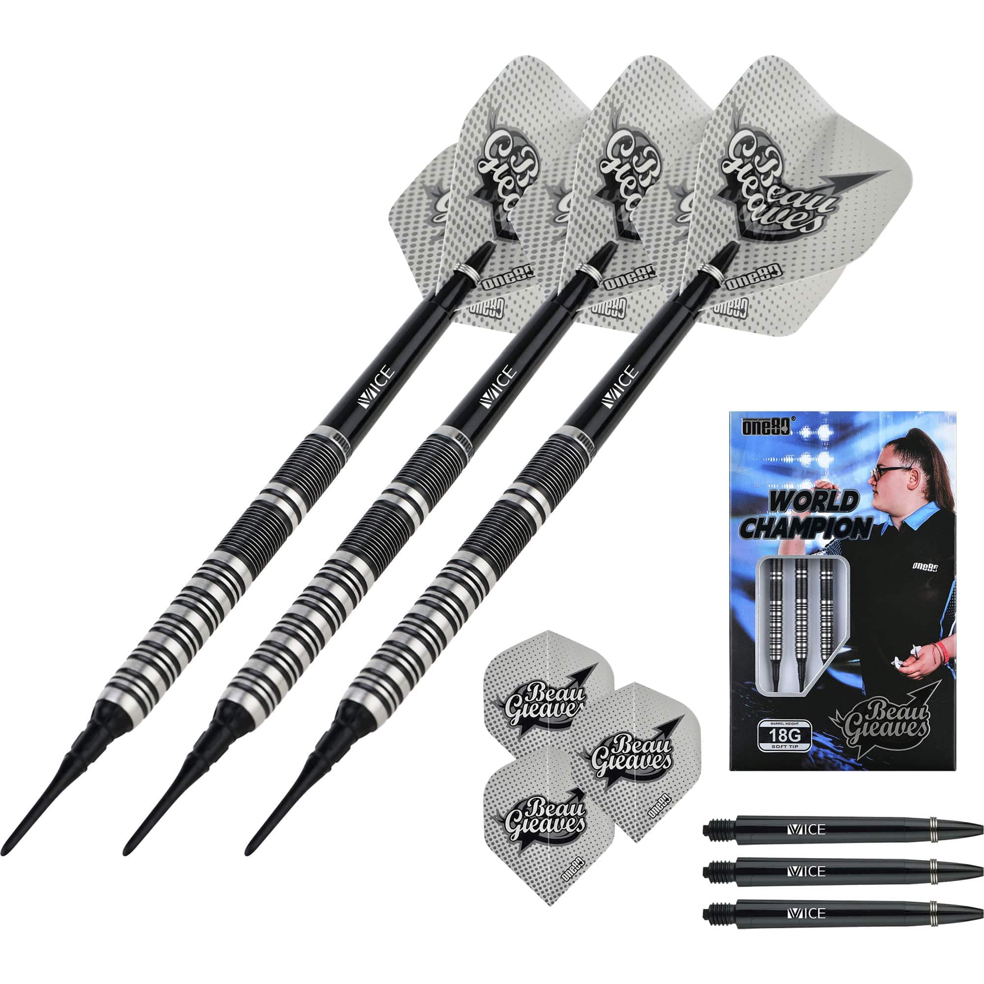 ダーツ one80 Beau Greaves 2BA 18g ONE80 One A -ATi BEAU GREAVES BLACK EDITION 2BA 18g Bow