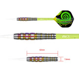 One80 Chameleon Darts - Soft Tip - Emerald - 20g 20g