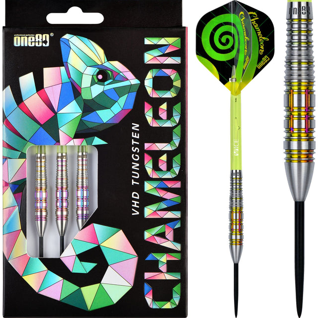 One80 Chameleon Darts - Steel Tip - Emerald 22g