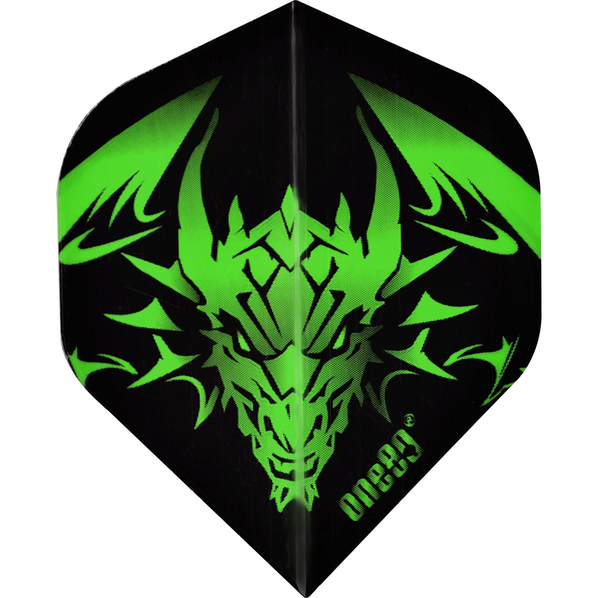 One80 Dart Flights - Jim Williams - 130 Micron - Signature - No2 - Std Green