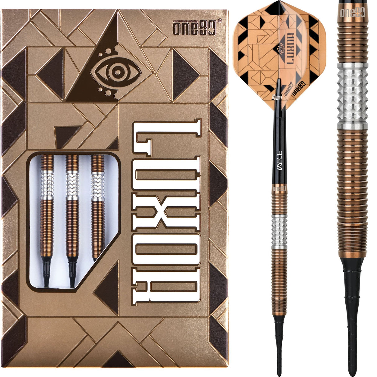 One80 Luxor Beta Darts - Soft Tip - Bronze 18g