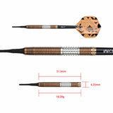 One80 Luxor Beta Darts - Soft Tip - Bronze