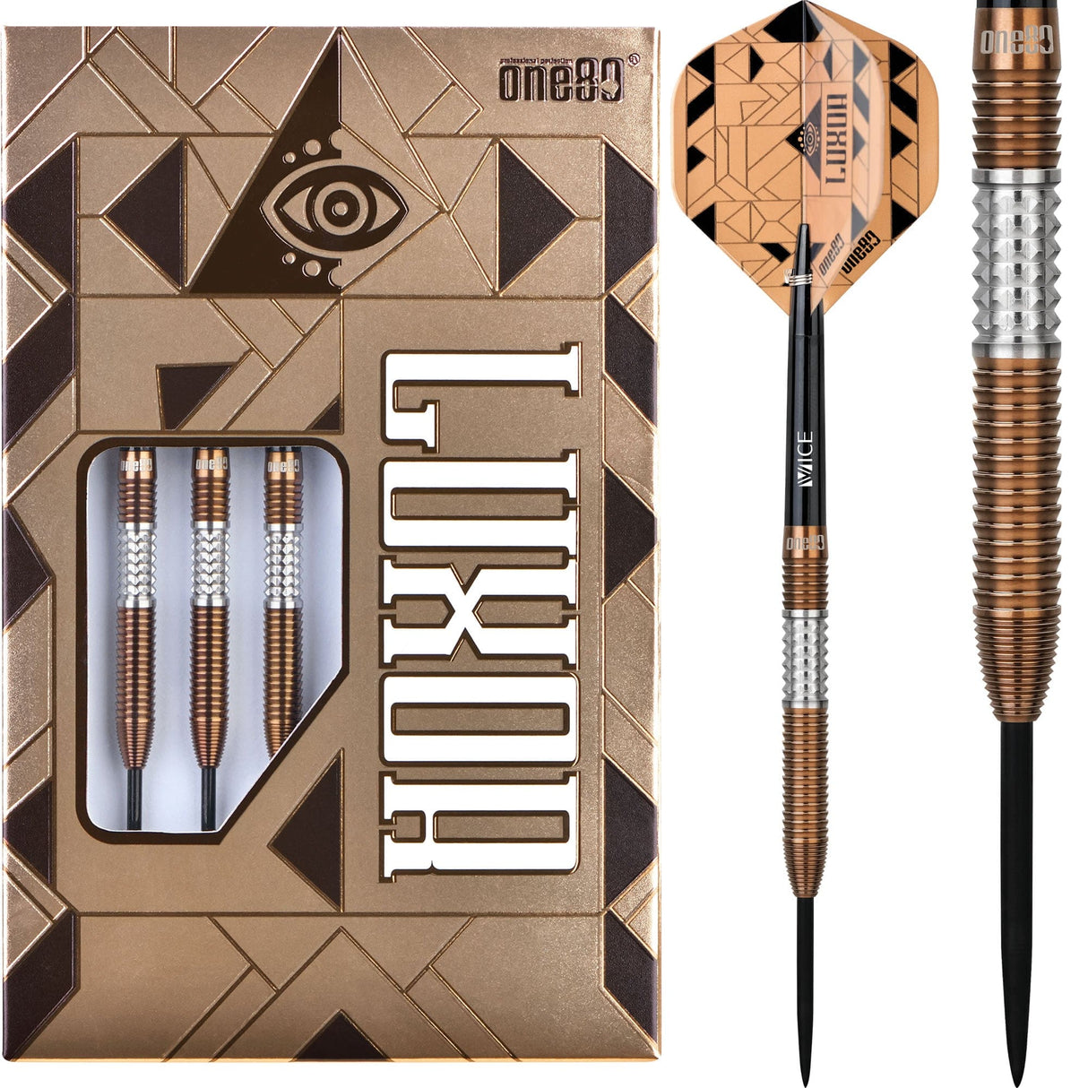 One80 Luxor Beta Darts - Steel Tip - Bronze 21g