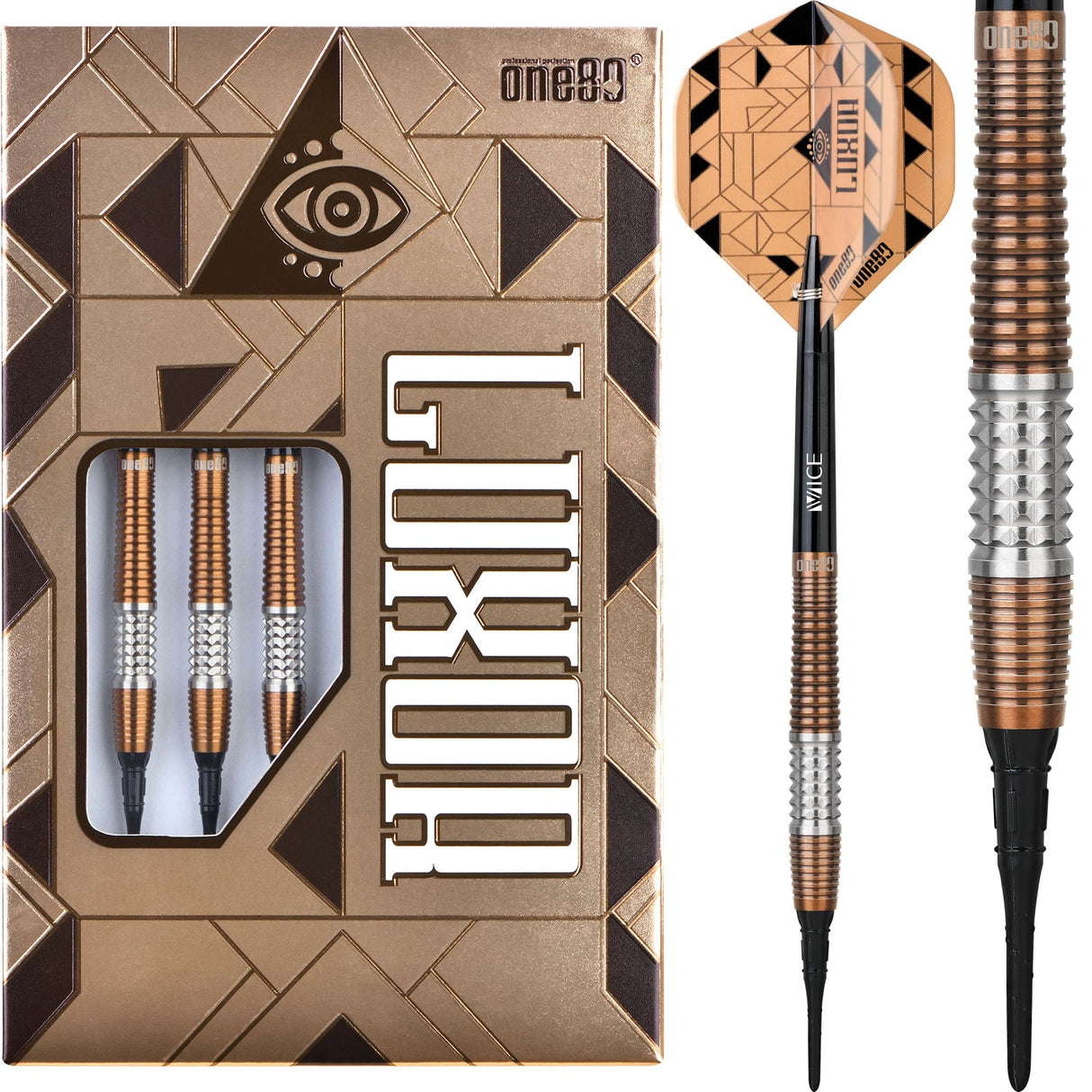 One80 Luxor Gamma Darts - Soft Tip - Bronze 18g