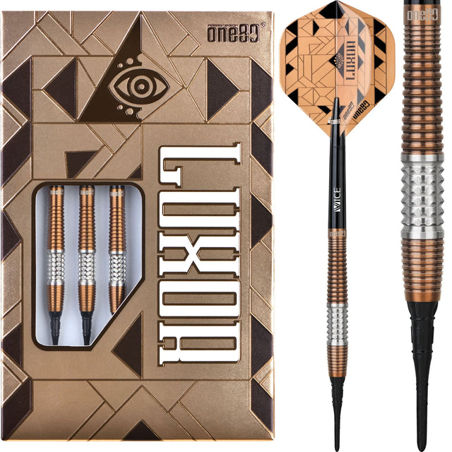 One80 Luxor Gamma Darts - Soft Tip - Bronze 18g