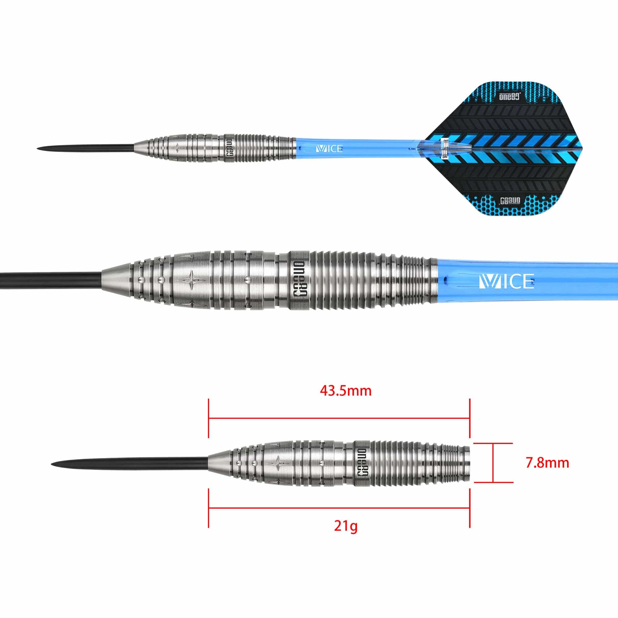 One80 Maya Sekine Darts - Steel Tip - Orca