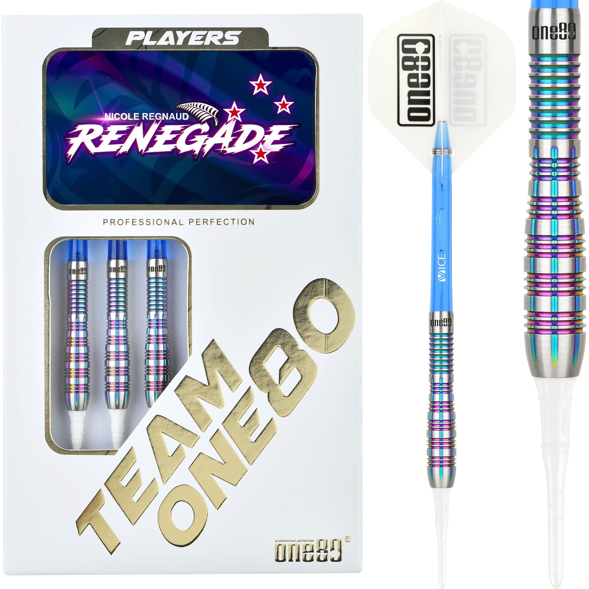 One80 Nicole Regnaud Darts - Soft Tip - Renegade