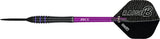 One80 Raise B Darts - Steel Tip - Black - Purple Rings