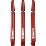 Ruthless Deflectagrip Dart Shafts - Nylon Stems with Springs - Red Medium