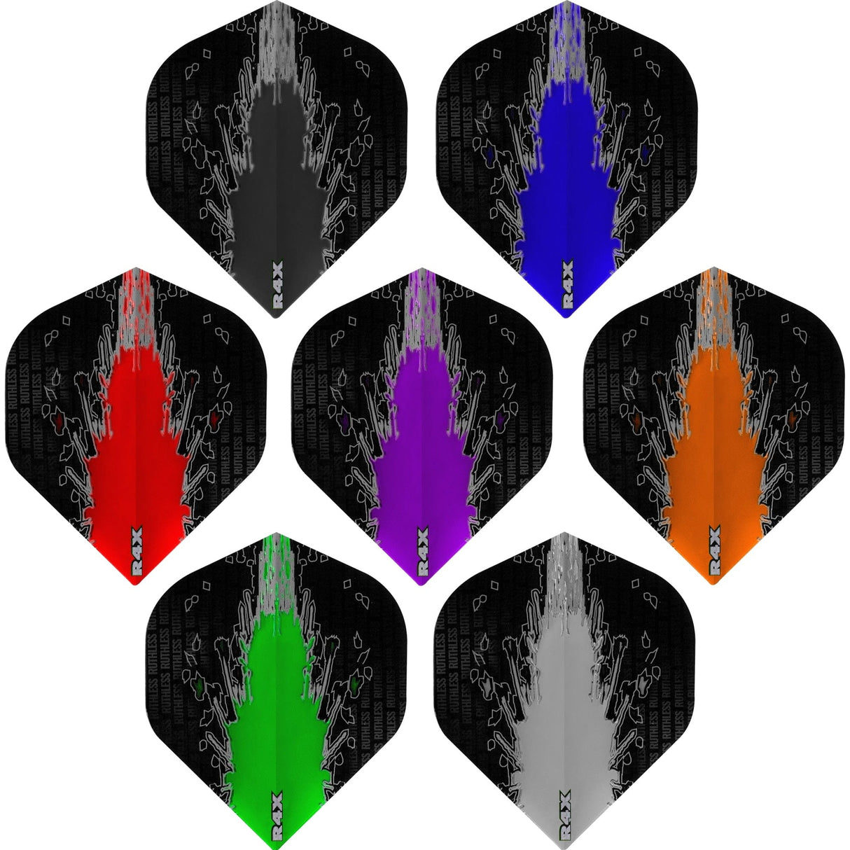 Ruthless - High Impact - Dart Flights - 100 Micron - No2 - Std