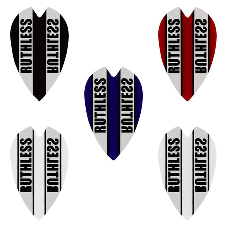 Ruthless - Clear Panel - Dart Flights - 100 Micron - Mini Retro