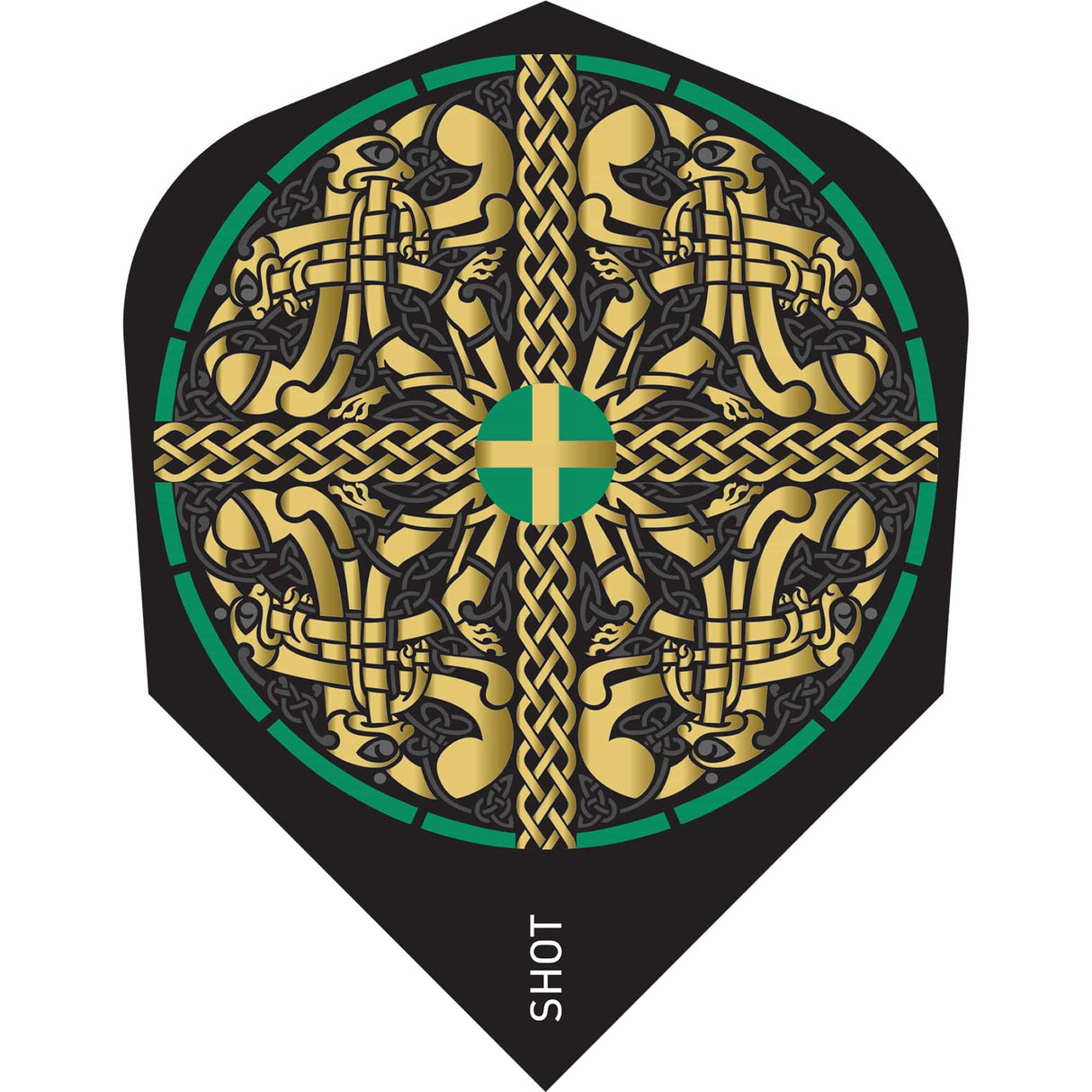 Shot Celt Dart Flights - 100 Micron - No6 - Cernunnos