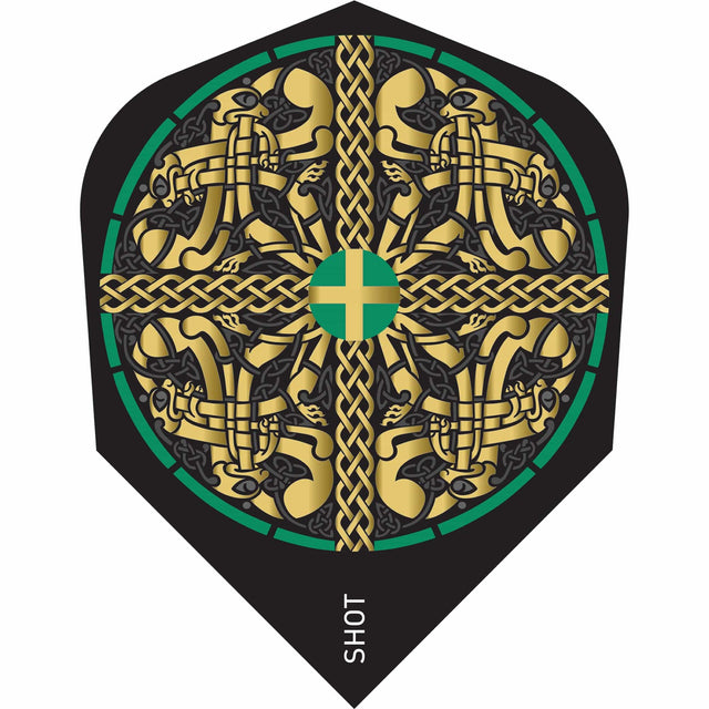 Shot Celt Dart Flights - 100 Micron - No6 - Cernunnos