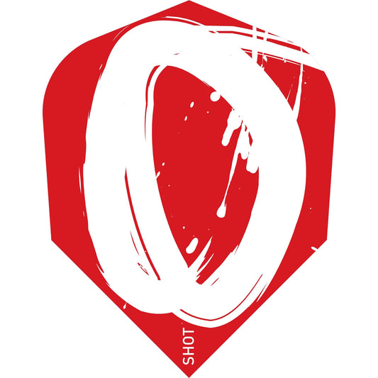Shot Zen Dart Flights - 100 Micron - No6 - Enso