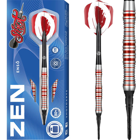 Shot Zen Series Darts - Soft Tip Tungsten - Enso 18g