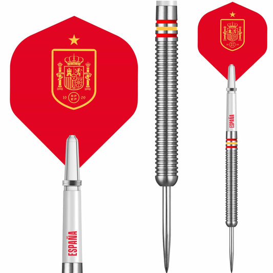 Espana Football Darts - Steel Tip Tungsten - Official Licensed - Spain - Logo - 24g
