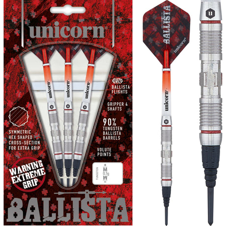 Unicorn Ballista Darts - Style 2 - Soft Tip - Extreme Hex Grip 18g