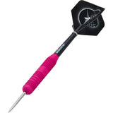 Unicorn Core Plus Win Darts - Steel Tip Brass - Rubberised Pink