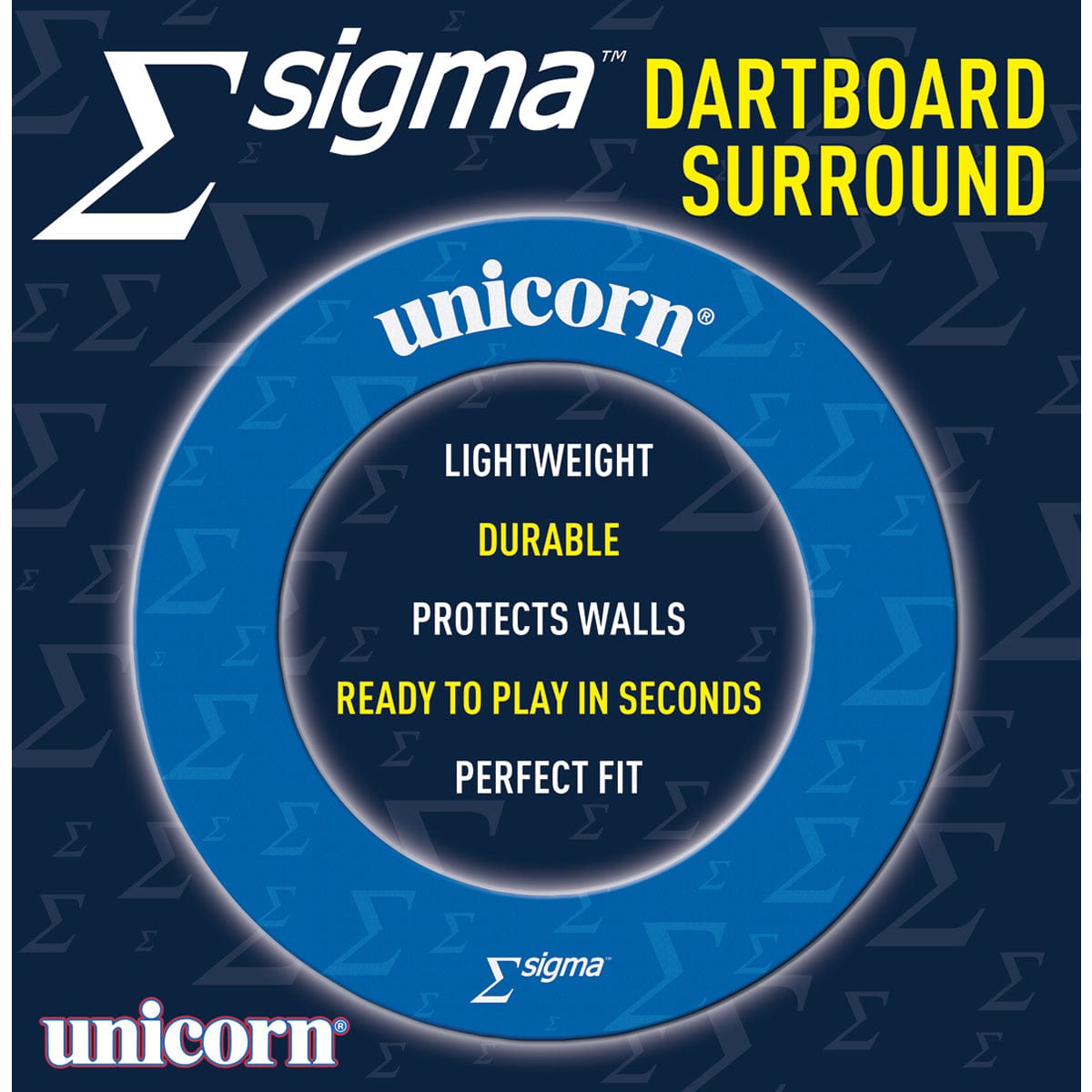 Unicorn Dartboard Surround - Professional - Heavy Duty - Sigma