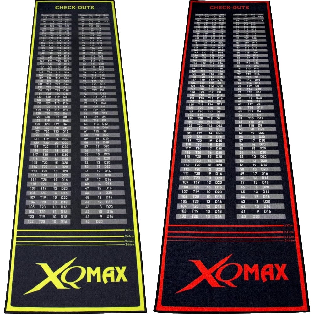 XQMax - Carpet Darts Mat - Checkout Finishes