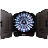 XQMax Electronic Dartboard in Cabinet - Mulitplayer - with 6 Darts - 48 Games - Bern